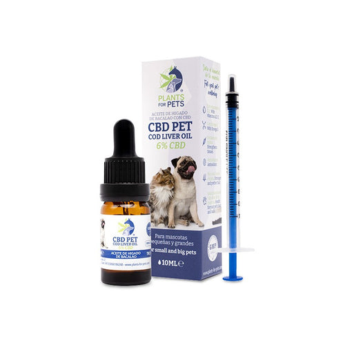 CBD PET 6% – Olio di Fegato di Merluzzo (10 ml)-Plant For Pets-Veganja Shop